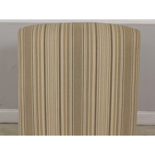 2010s Set of 4 Crate & Barrel Modern Design Upholstered Dining Chairs For Sale - Image 5 of 13