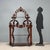 The Luigi Filippo walnut étagère is distinguished by the elegance of its molded top, supported by shaped legs with refined...