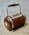 Antique Oak Biscuit Barrel, 1920s For Sale - Image 3 of 9