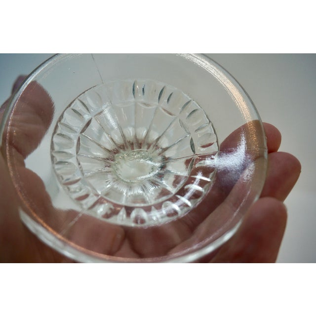 Vintage Fenton Opalescent Hobnail & Ruffled Pedestal Glass Vignette - Set of 3 For Sale - Image 6 of 6