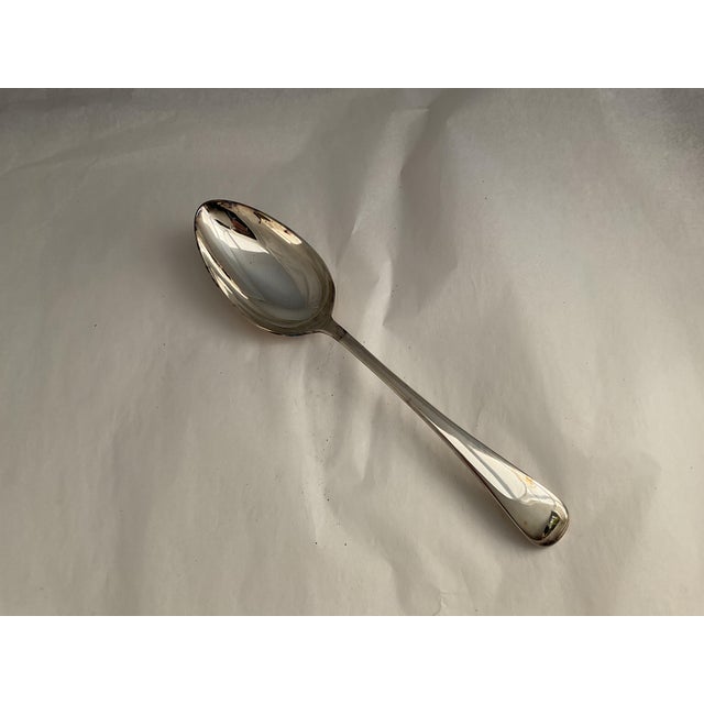 Metal 1980s Silver Dinner Spoon, Old English Pattern - Set of 12 For Sale - Image 7 of 15