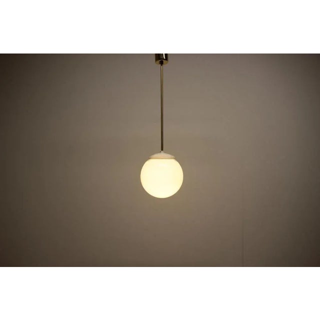 Mid-Century Glass Pendant, 1970s For Sale - Image 6 of 8