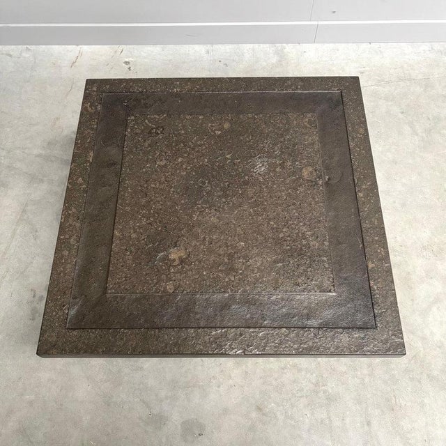 Stainless Steel and Stone Coffee Tables by Peter Draenert, 1970s, Set of 2 For Sale - Image 16 of 18