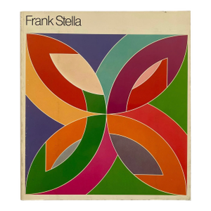 Frank Stella Vintage 1970 First Edition Mid Century Modernist Lithograph Print Exhibition Art Book