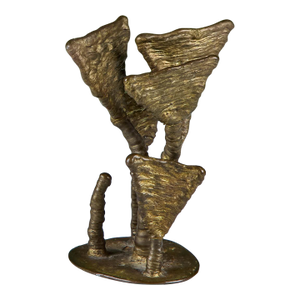 Klaus Ihlenfeld Abstract Brass Sculpture