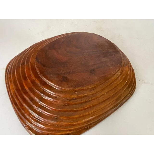 This dish is typical from the Minimalist style from the years 1960s. It has been done in France. Brown Color.