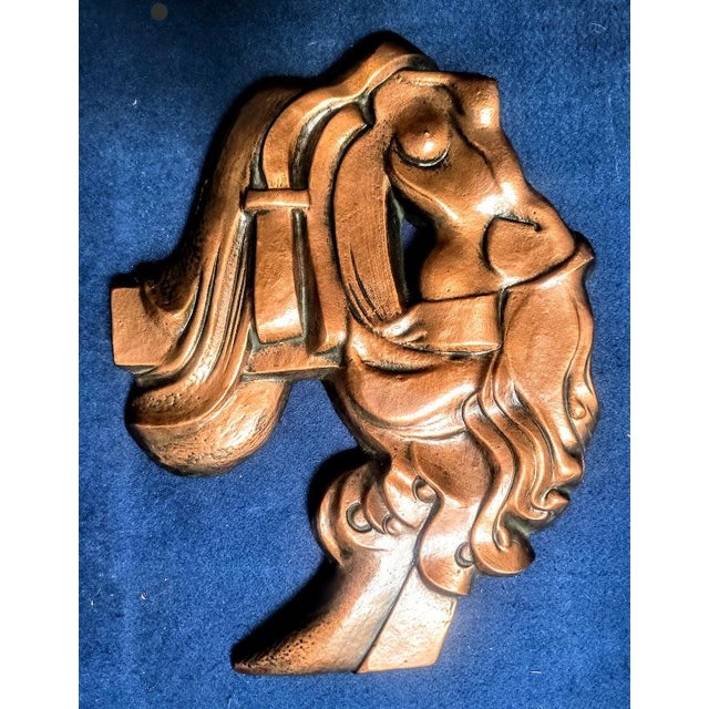 1970s Art Deco Nude Naval Decoration, 1970s For Sale - Image 5 of 5