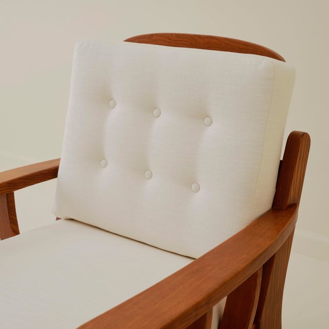 Maison Regain Armchairs, a Pair, 1960s For Sale - Image 9 of 12