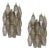 Murano Glass Corridor Wall Lamps, Set of 2 For Sale