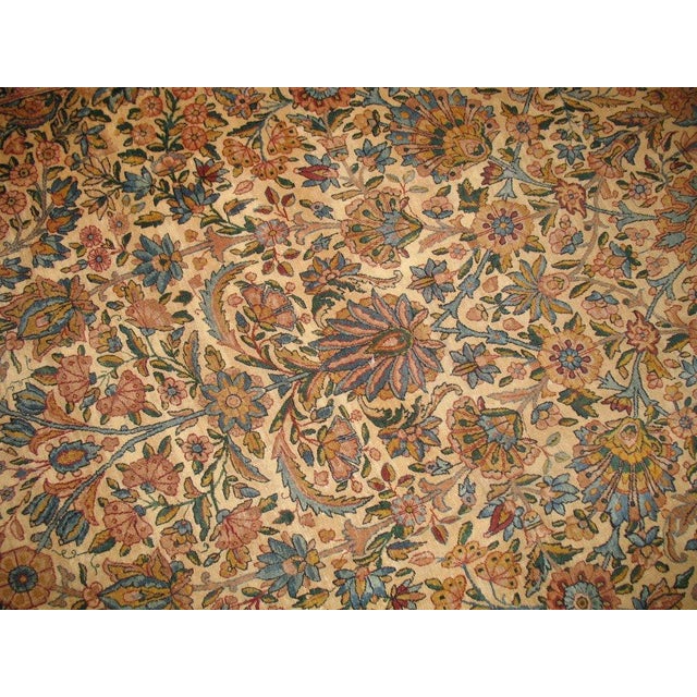 19th Century Zabihi Collection Persian Lavar Kerman Oversize Rug - 9'8" x 18'3" For Sale - Image 4 of 6