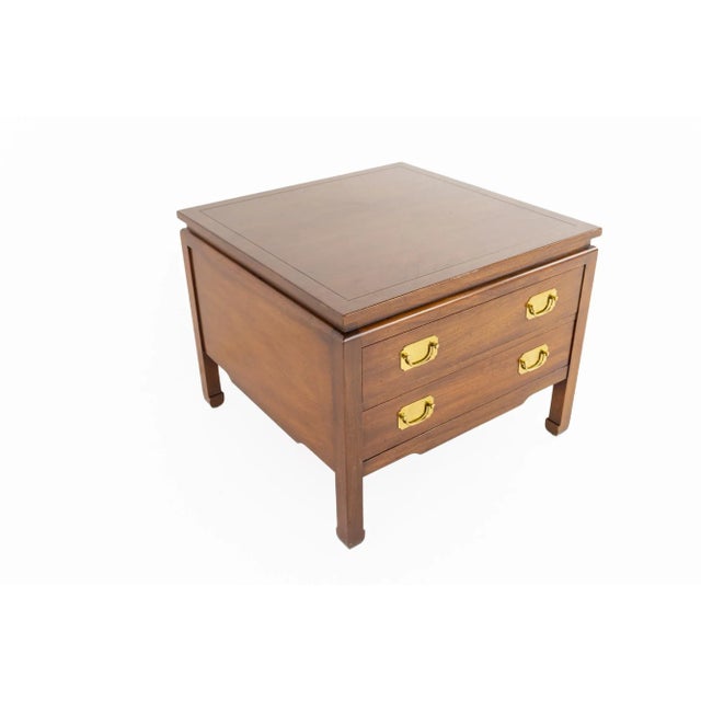 Wood Kittinger Mid Century Mahogany End Table For Sale - Image 7 of 11