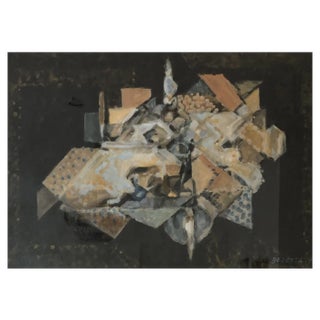 Emilio Maria Beretta, Table servie, 1970, Gouache on Paper, Framed For Sale