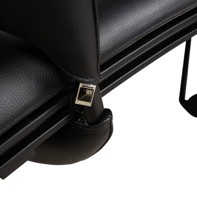 Spot 698 Armchair in Black Leather from WK Wohnen For Sale - Image 14 of 18