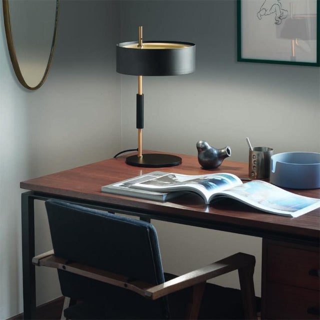 Black Table Lamps by Ostuni E Forti for Oluce, Set of 2 For Sale - Image 8 of 15