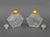 French Etched Glass Perfume Bottles, 5 For Sale - Image 4 of 13