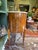 French Provincial Early 20th Century French Provincial Walnut Marquetry 2-Drawer Side Table With Stone Top For Sale - Image 3 of 4