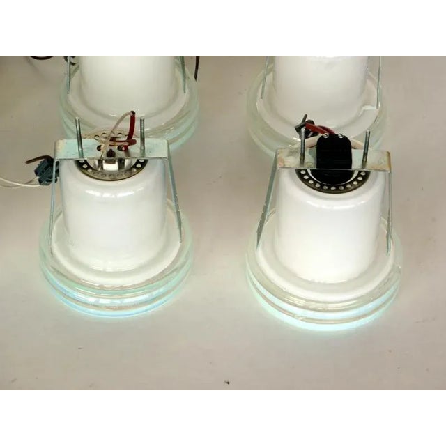 1970s Italian Ceiling Lamps by Roberto Pamio for Leucos, 1970s, Set of 9 For Sale - Image 5 of 9