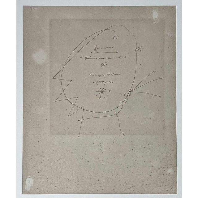 Modern After Joan Miró, Woman in the Night (Constellations), 1959 For Sale - Image 3 of 9