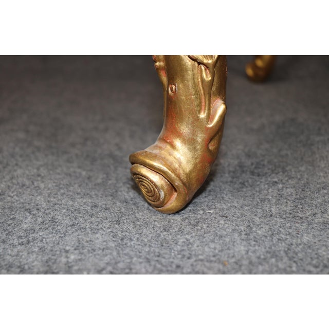 Regency Style Carved Branch and Leaf Coffee Table in the Manner of Bagues For Sale - Image 9 of 12