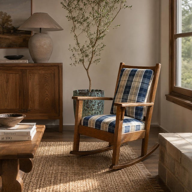 Mission Antique Oregon Chair Co. Mission Oak Rocking Chair, Early 20th Century For Sale - Image 3 of 17