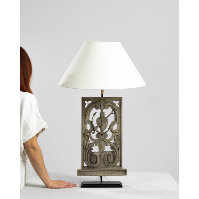 French Provincial Turn of the Century French Table Lamp For Sale - Image 3 of 10