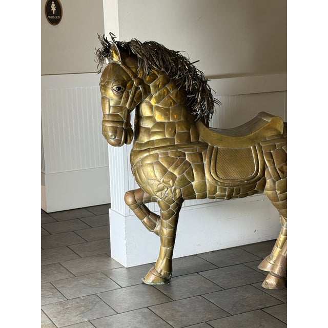1970s Monumental Sergio Bustamonte Horse For Sale - Image 6 of 12