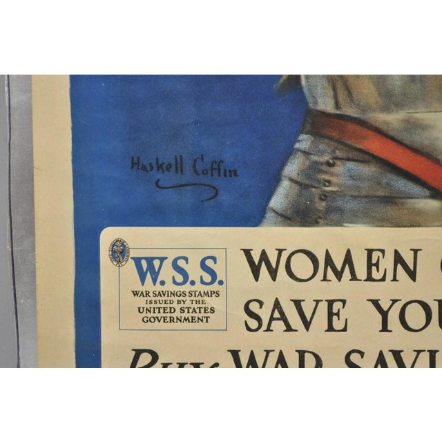 Original 1918 Wwi Poster 'Joan of Arc Saved France' by William Haskell Coffin For Sale In Philadelphia - Image 6 of 14