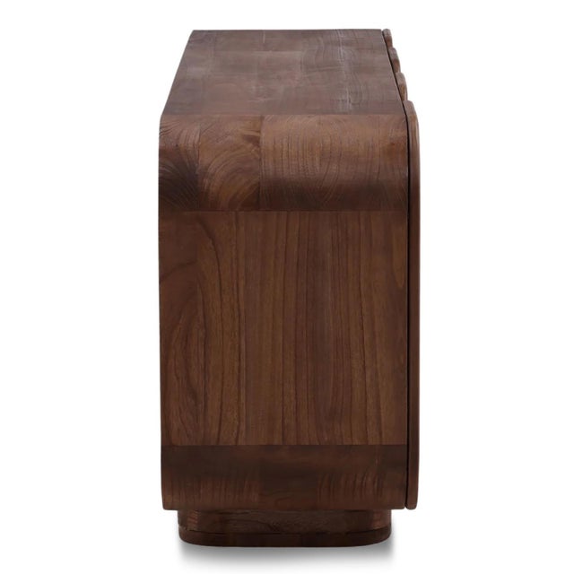 Modern Rounded Deco Sideboard Credenza For Sale - Image 4 of 6