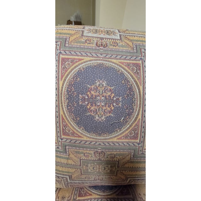 1990s 1990s Avery Boardman Custom Queen Sleeper Sofa in Multi-Color Tapestry For Sale - Image 5 of 5