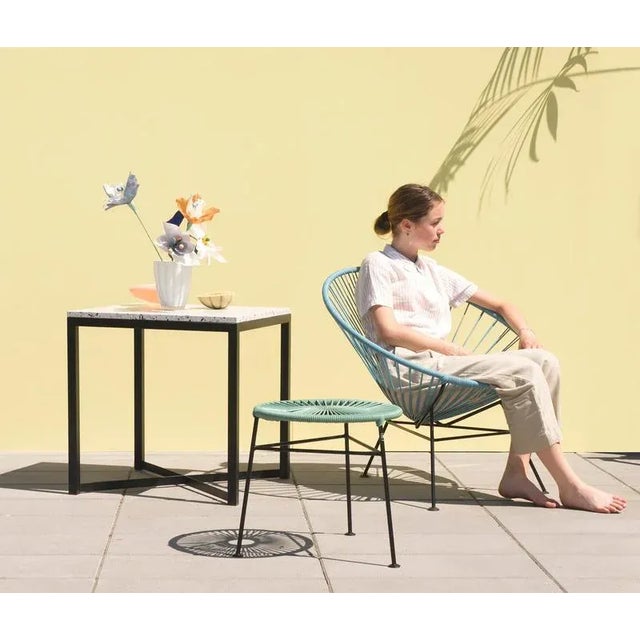 Not Yet Made - Made To Order Sea Green Centro Stool by OK Design For Sale - Image 5 of 10