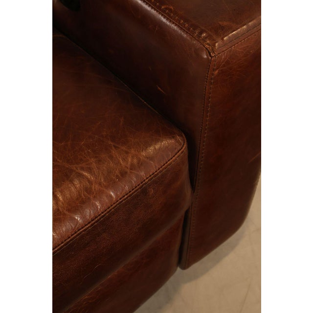 Soft Line Pair of 'Energia' Leather Power Reclining Sofas For Sale - Image 13 of 18