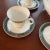 1990s Royal Doulton Biltmore H5189 Teapot With 8 Tea Cups and Saucers, and One Similar Spode Sugar Bowl, and an E O Brody Co #138 Compote For Sale - Image 4 of 8
