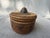 Vintage Indonesian Lombok Woven Rattan Lidded Basket With Wood Carved Turtle For Sale - Image 15 of 18