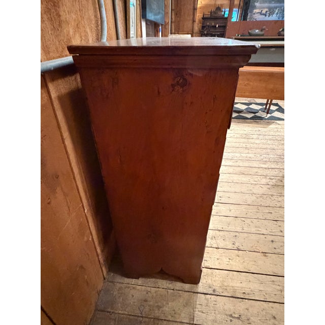 Wood Antique Maple Chippendale Style Dresser For Sale - Image 7 of 9