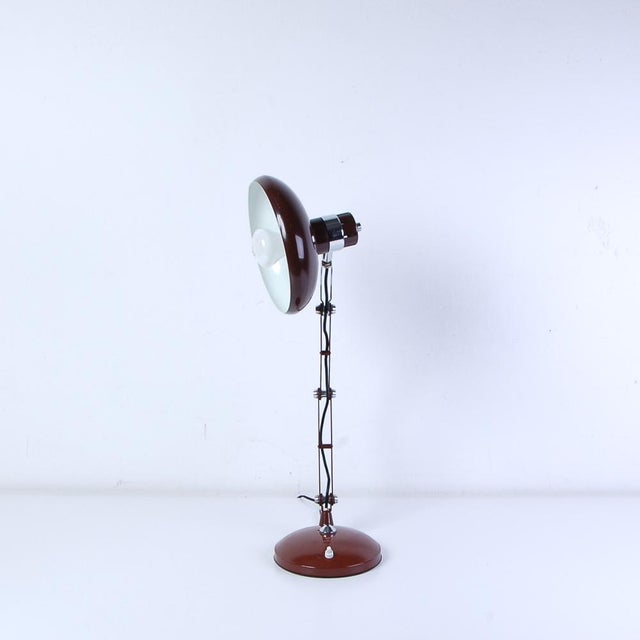 Industrial Industrial Style Iron Table Lamp, Italy, 1960s For Sale - Image 3 of 16
