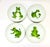 1970s Set of 4 Vintage Taste Setter by Sigma Frolicking Frogs Coupe Bowls For Sale - Image 9 of 12