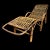 Italian Rattan Chaise Lounge in the style of Tito Agnoli, 1970s For Sale - Image 6 of 16