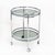 Vintage Side Table or Liquor Trolley in Chrome-Plated Iron and Glass, Spain, 1970s For Sale - Image 10 of 10