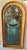 19th Century Victorian Stained Glass Dome Top Window Panel For Sale - Image 12 of 12