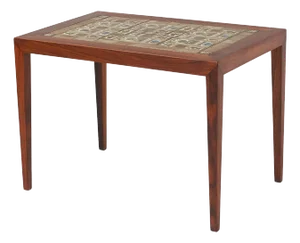 1960s Tile Topped End Table by Severin Hansen Jr.