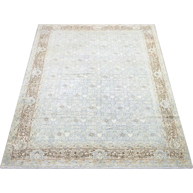 1920s 1920s Persian Tabriz Rug For Sale - Image 5 of 6