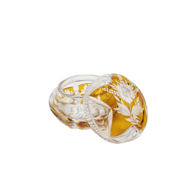 Art Deco Candy Bowl from Julia Glassworks, Poland, 1950s For Sale - Image 6 of 9