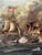 War of 1812 Marine Sea Battle Oil Painting — Old Ironsides Uss Constitution Captures HMS Cyane & HMS Levant, English School c.1830 Framed For Sale - Image 12 of 18
