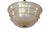 Ceiling lamp made of thick-walled, opalescent, mouth-blown glass and gold leaf. Hot-applied fruit decorations....