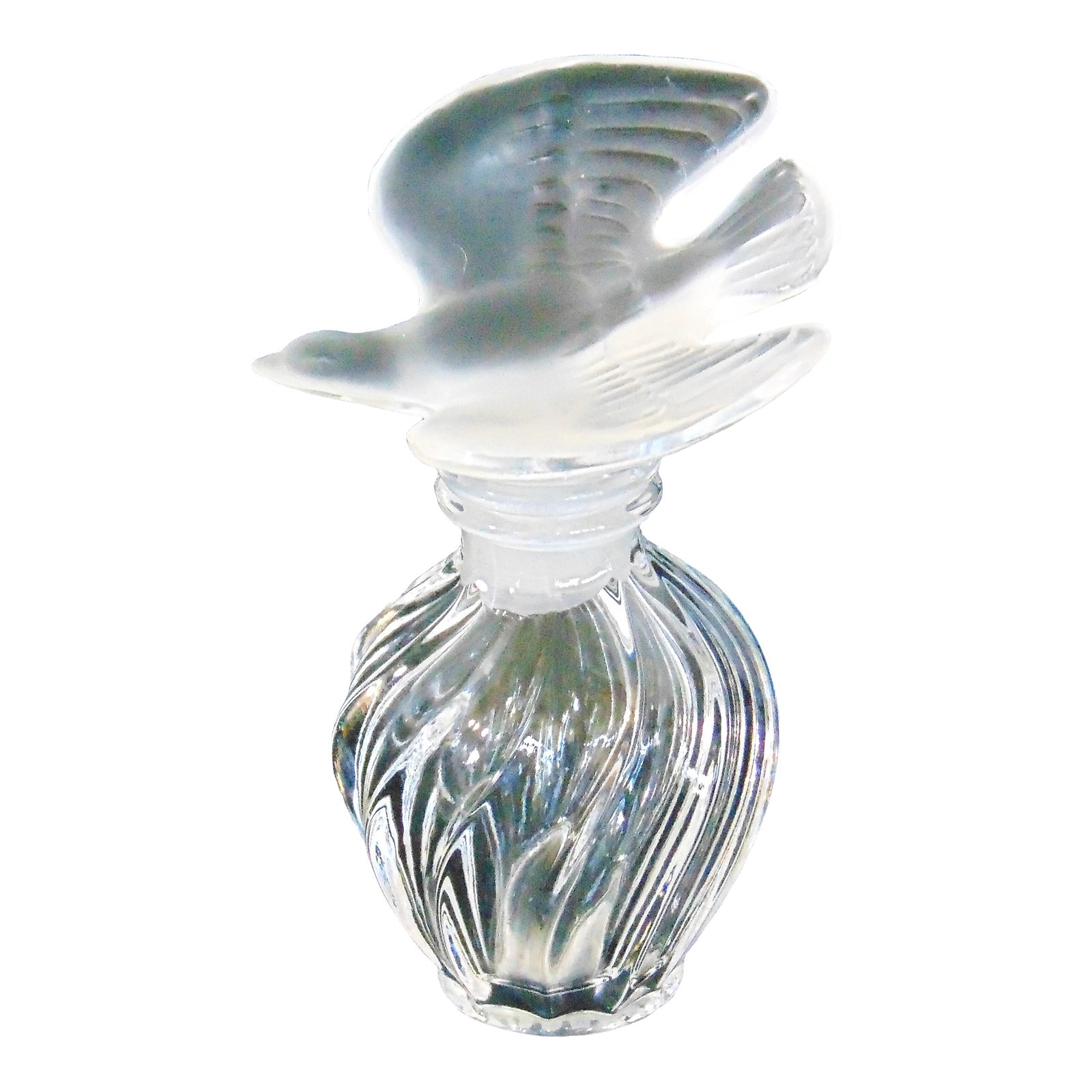 Lalique Nina Ricci l'Air Du Temps Frosted Dove Crystal Perfume Bottle ...