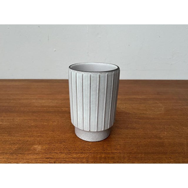 Mid-Century German Studio Pottery Minimalist Vase from Wächtersbach, 1960s For Sale - Image 9 of 14