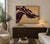 Striking contemporary abstract figural painting on panel, presenting a sensual and fluid composition that evokes the human...