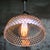 French Brass and Holophane Glass Pendant Light For Sale - Image 4 of 9