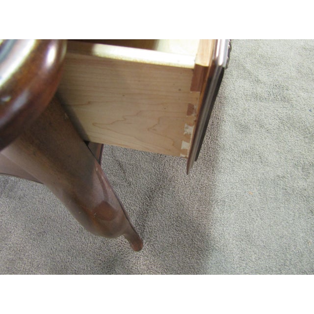 Ethan Allen Country French Solid Maple Desk For Sale - Image 6 of 8