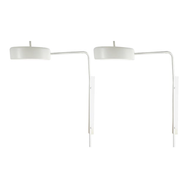 Blu Dot Bobber Led Wall Sconces, Pair Of For Sale